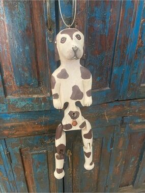 FOLK ART- Dalmatian wood figure